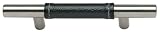 Atlas Homewares 280-BL/SS 136mm Zanzibar Leather Pull, Stainless Steel