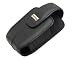 Electronics : Original BlackBerry 8700 / 8800 Series Lambskin Leather Swivel Holster, Pitch Black