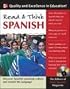 Read and Think Spanish (Book +1 Audio CD)