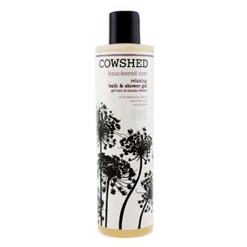 Cowshed Knackered Cow Relaxing Bath & Shower Gel for Unisex, 10.15 Ounce