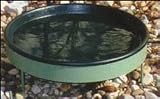 F-I 14 Inch Heated Bird Bath With Short Legs Green