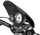 National Cycle Gladiator Windshield - Wrinkle Black - Dark Tint N2707