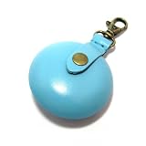 CAPSULE COIN CASE/カプセルコインケース(丸）ブルー 本革立体成型