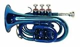 Produkt-Bild: DIMAVERY TP-300 Bb Pocket Trompete, blau