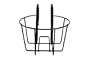 Cobraco R0926-B 10-Inch Adjustable Flower Pot Holder, Black