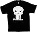 Search : The Punisher Crystalized Movie Skull Logo Black T-Shirt Tee
