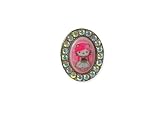 Tarina Tarantino Hello Kitty Pink Head Bridal Crystal Ring -