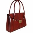 Pratesi Award-Winning Pinturichio Leather Ladies' Handbag in Brown