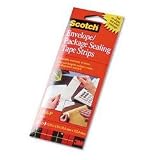 3M Scotch(R) High-Performance Tape Strips, Transparent, 1 7/8in. x 6in., Pack Of 50 Strips