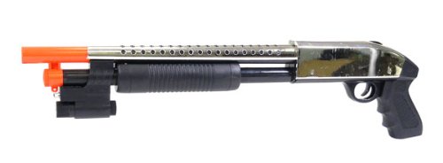 Spring CYMA P188A Shotgun Chrome FPS-190 Airsoft Gun