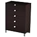 South Shore Furniture, Cakao Collection, 5 Drawer Chest, Chocolate