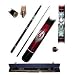 Designer Hard Wood Pool Stick - Demon Skull