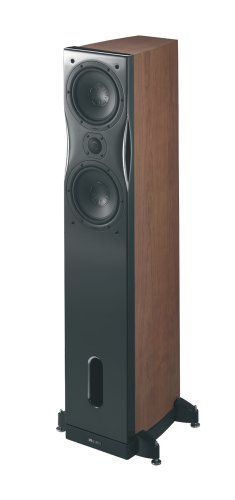 MB Quart Alexxa S-One 3-Way 180W Floorstanding Speaker, Cherry w / Black