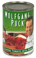 Wolfgang Puck Organic Classic Tomato Basil Bisque, 14.5-Ounce Cans (Pack of 12)