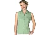 Misses Brisas Solid Woven Shirt