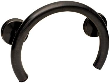 Grabcessories 2-in-1 Shower & Tub Grab Ring with Grips & FREE anchors (2) - Oil Rubbed Bronze