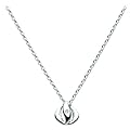 0.01 Carat I Diamond Pendant Necklace in Sterling Silver