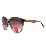 Coach Sunglasses - S3008 / Frame: Crystal Brown with Glitter Lens: Brown Gradient