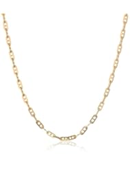 14k Italian Gold Mariner Link Chain Necklace