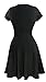 Heloise Women's A-Line Cap Sleeves Pleated Little Cocktail Party Dress