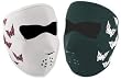 Zan Headgear Reversible Skull Butterflies Neoprene Cold Weather Face Mask