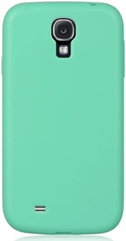(Teal) Premium TPU Silicone Skin w/ Integrated Plastic Screen Guard for Samsung Galaxy S4 / S IV Android Smart Phones + Clear Anti Glare Screen Protector Strip w/ Cleaning Cloth + Black Micro USB Wall & Car Charger Bundle Kit + SumacLife TM Wisdom Courage Wristband