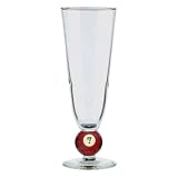 Pilsner 12 oz. Billiard No. 7 Ball Glass