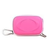 Eva Nylon Ultra Slim Mini Digital Camera Case Carrying Case for Flip Video Mino F360 Series Camcorder + Screen Protector Kit + Cloth (Flip Mino mp3 player not included), Eva Magenta