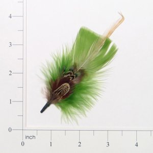 Feather-Motif-Green-Multi-3-Pieces