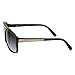 zeroUV - Designer Inspired Square Flat Top Aviator Sunglasses