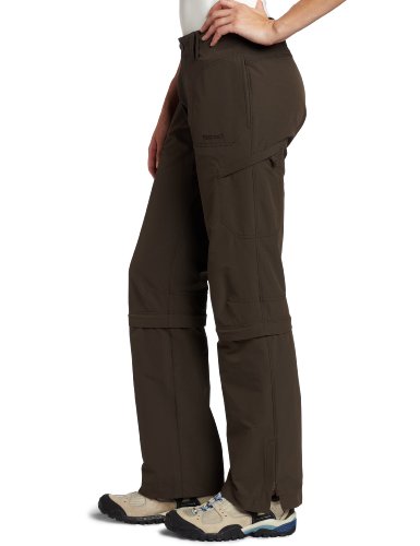 Marmot Women's Lobo's Convertible Sportswear Pant - Mocha Brown, US 6