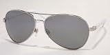 RALPH LAUREN SUNGLASSES - RALPH LAUREN RL 7002 9001-6G MATTE SILVER AVIATOR, GRAY SILVER MIRROR LENS SUNGLASSES
