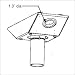 Peerless ACC840 Vibration Absorber for LCD Projector Mounts for Structural Ceiling
