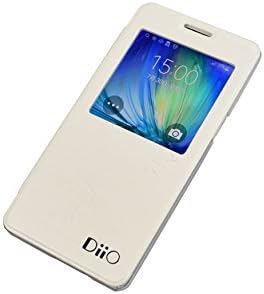 Samsung Galaxy A5 Case,ultra-thin Fashion Simple Luxury High Quality Smart Window View Premium Pu Leather Cover Case for Samsung Galaxy A5 (White)