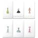 313kXvJj%2BSL. AA75  Fancy Dresses Bath or Kitchen Guest Hand or Dish Towels, Set of 6