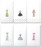 313kXvJj%2BSL. SL160  Fancy Dresses Bath or Kitchen Guest Hand or Dish Towels, Set of 6