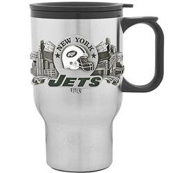 Siskiyou Sports New York Jets 18 oz  NFL Stainless Steel Travel Mug
