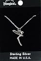 Disney Tinkerbell Sterling Silver Charm Necklace