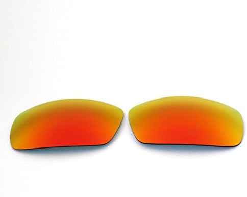 Polarized Replacement Sunglasses Lenses for Spy Optic Logan - Fire Red Mirror