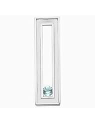 14K Yellow Gold Aquamarine Pendant -- LIFETIME WARRANTY