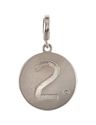 Numeric Disc Charm with Accent 2 85542