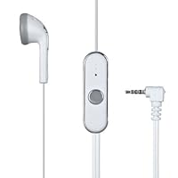 Executive White Silver Handsfree Headset Mic Earphone for Casio C741 Brigade, Cricket A300 MSGM8, Huawei M750, Kyocera M1400 Laylo, M2000 X-tc, Garmin G60 Nuvifone, LG LW310 Helix, LX265 Rumor2, LX610 Lotus Elite, VX5600 Accolade, VX7100 Glance, VX9200 enV3, Motorola W766 Entice, Nokia 6790 Surge, 7705 Twist, PCD TXT8026C TXTM8, TXT8030 Razzle, WP8990 Escapade, Samsung R460 MyShot II, U450 Intensity, U640 Convoy, U750 Alias 2, Sanyo 6760 I
