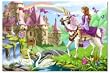 Melissa and Doug New Fairy Tale Castle Floor Puzzle with Princess