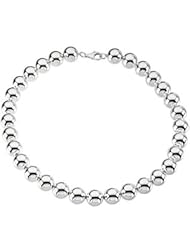 Sterling Silver 14mm Bead Bracelet