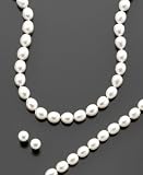 Sterling Silver Freshwater Pearl Necklace, Bracelet and Earring Set