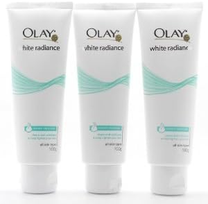 Olay White Radiance Cream Cleanser Facial Foam 100g x3