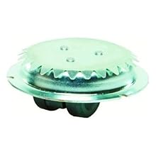 E.R. Wagner Ro-To Fix Spring Cup Caster, Rigid, Polyurethane on Polyolefin Wheel, Plain Bearing, 165 lbs Capacity, 1-5/8" Wheel Dia, 11/16" Wheel Width, 3/4" Mount Height
