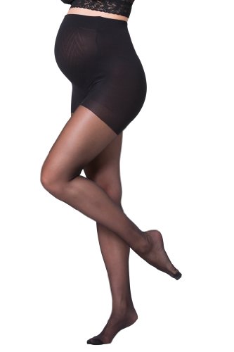 Ingrid & Isabel Women's Maternity Opaque Full Belly Tights
