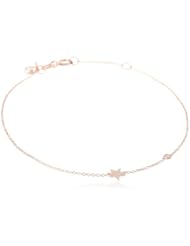 Shy by Sydney Evan Star Bracelet with Diamond Bezel, 6.25"+Extender 0.50"