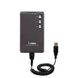 Coiled Power Hot Sync and Charge USB Data Cable w/ Tip Exchange for the Cowon iAudio M3 - Gomadic Brand